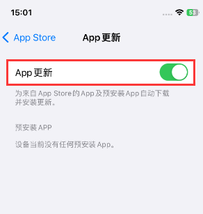 泊头苹果15维修中心如何让iPhone15APP自动更新