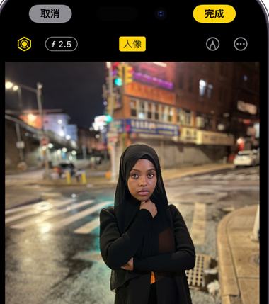 泊头苹果15服务店分享如何在iPhone15系列机型拍摄照片中添加人像效果 