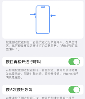 泊头苹果14维修站分享iPhone14如何使用SOS紧急联络 